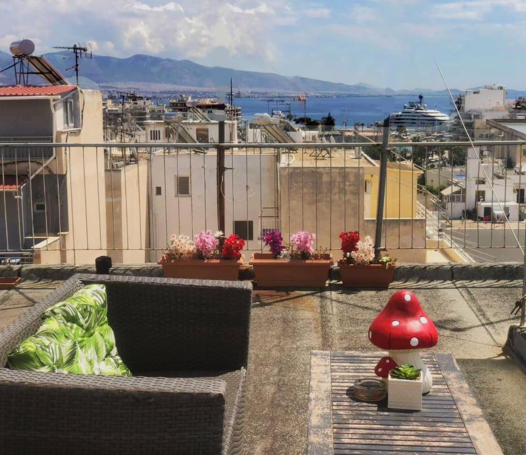 Cozy Seaview Studio - Piraeus Leilighet Eksteriør bilde